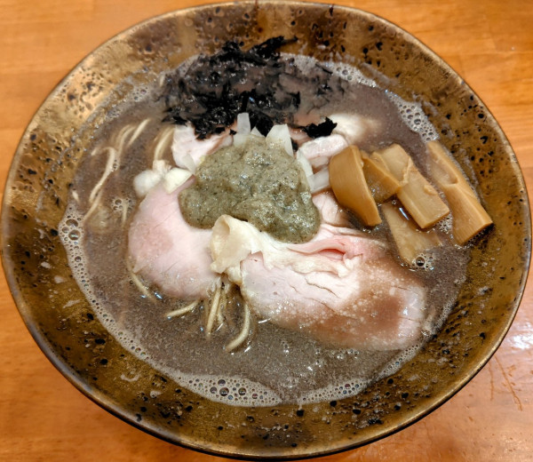 「にぼイカそば 1150円」@ど煮干し和渦製麺の写真