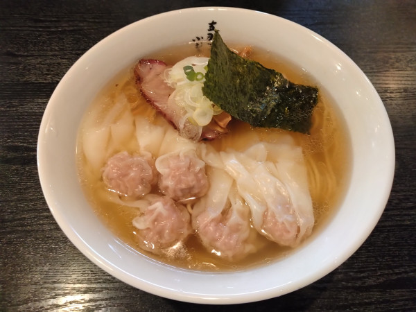 「ワンタンメン(塩)¥1150-」@支那ソバ 小むろの写真