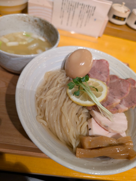 「特製昆布水つけ麺塩」@BABA NOODLE HOUSEの写真