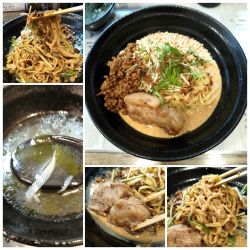 豆乳とピーナッツのどろっと濃厚汁なし担々麺　1300円