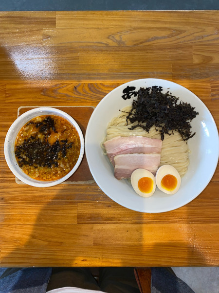 「赤チャチャ‼︎つけ麺全部のせ大盛り¥1,400円」@ニボチャチャ！！ラーメン あらき軒の写真