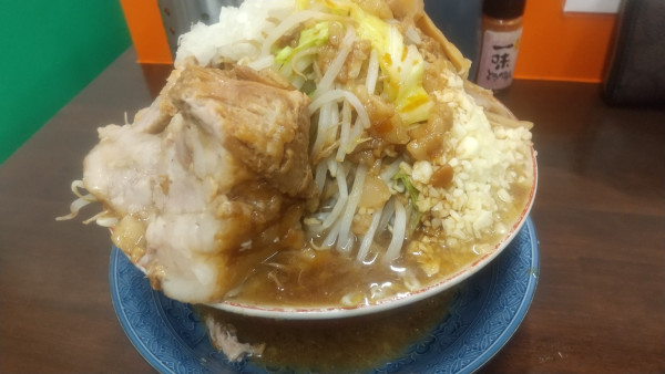 「【限定】漢の豚らーめん(濃厚煮干し味)+‪α‬」@らーめん漢道の写真