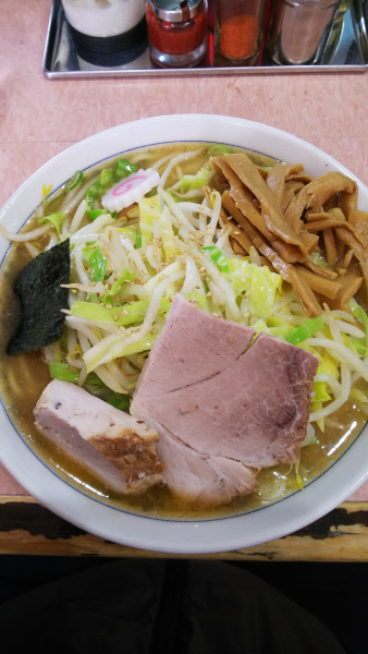 「中華そば並塩味野菜」@所沢大勝軒の写真