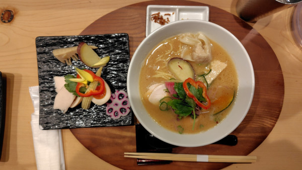 「特製鶏白湯醤油Soba」@銀座 篝 本店の写真