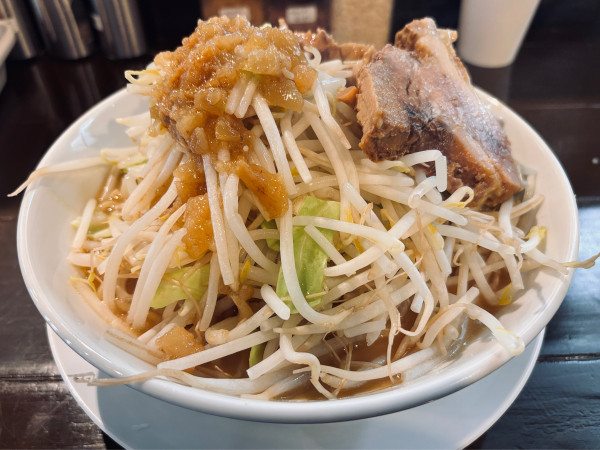 「ラーメン野菜あぶら(マイルド・麺少なめ)」@ラーメンDIYラボの写真