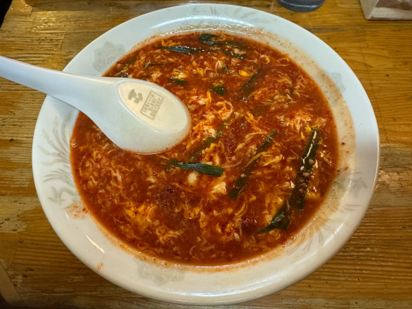 「辛麺 7辛　1050円」@辛麺屋 輪 宮崎本店の写真