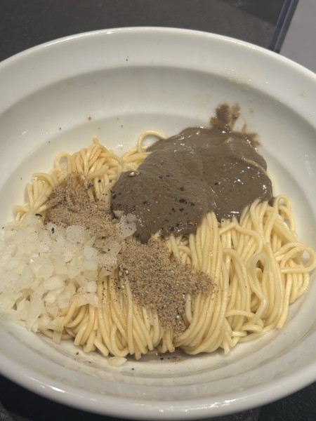 「いりこバター和え玉」@丿貫 東京の写真