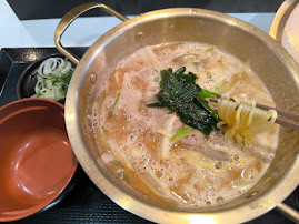 「もつ鍋ら〜めん(880)」@ゆで太郎 伊勢佐木長者町店の写真