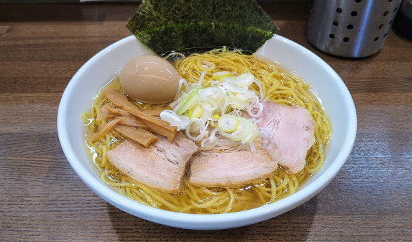 「【限定】生姜中華(中)＋味玉」@一条流中華そば 智颯の写真