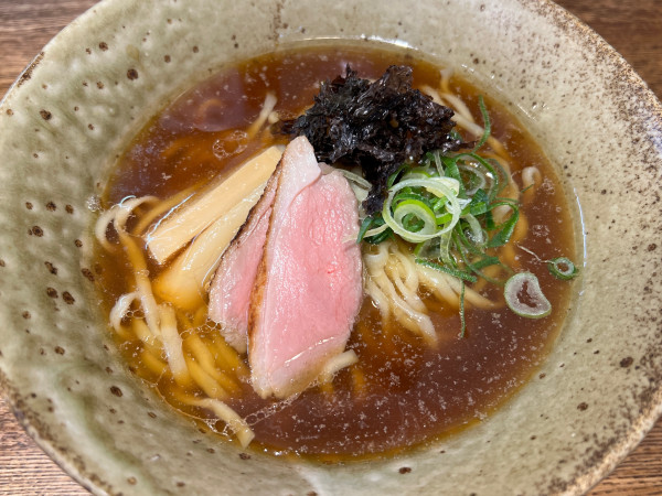 「鴨の醤油SOBA」@㐂りん食堂の写真