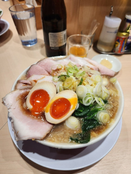 「チャーシュー背脂中華」@ラーメン みなみの写真