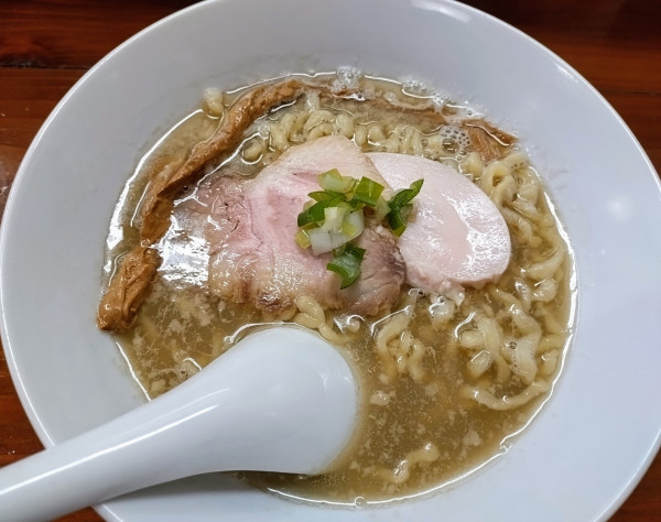 「【限定】ウミタナゴ煮干しらぁ麺 ￥1050」@無化調煮干しらぁ麺 誠実の写真