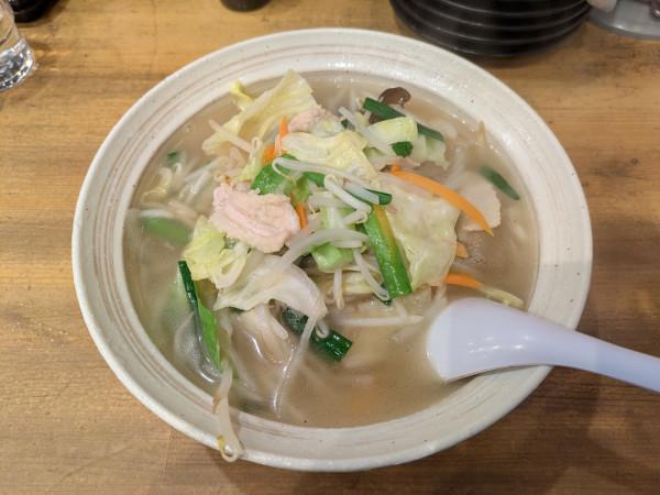 「タンメン：850円」@中華料理 あじさいの写真