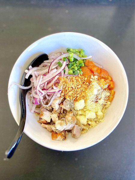 「特製油そば」@麺道 千里の写真