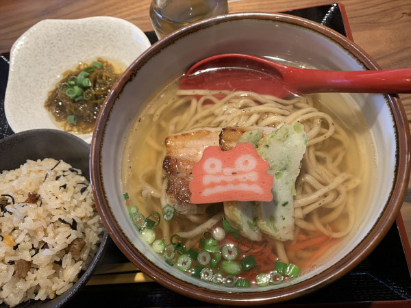 「沖縄そばセット」@沖縄屋台村 めんそーれ 別館の写真