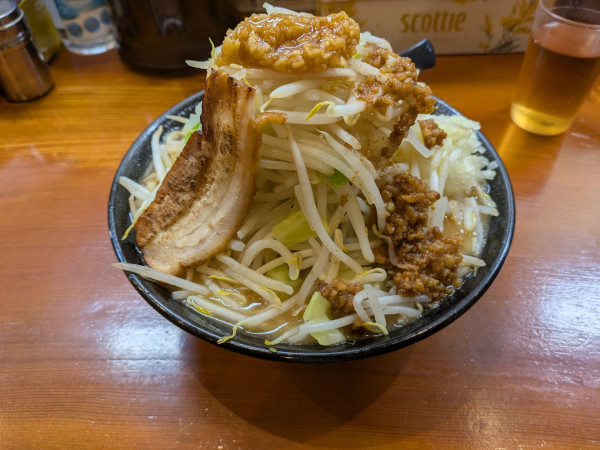 「濃厚G郎麺　大盛」@三代目麺処 「まるは」極 船橋店の写真