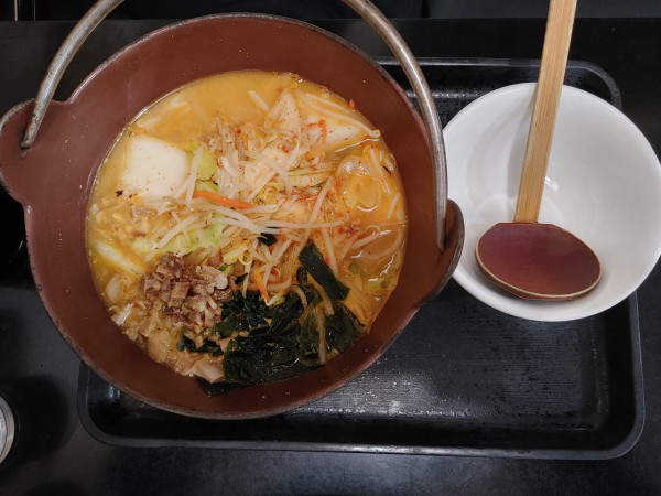 「鍋焼きラーメン　1000円」@喜多方ラーメン 来夢 会津若松門田店の写真