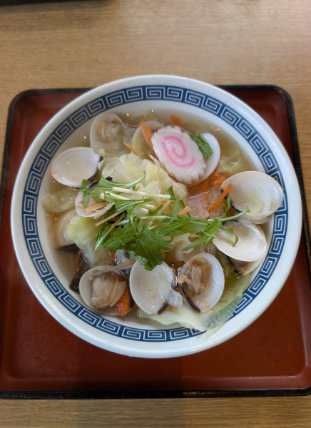 「春のはまぐり野菜ラーメン」@山田うどん食堂 結城バイパス店の写真