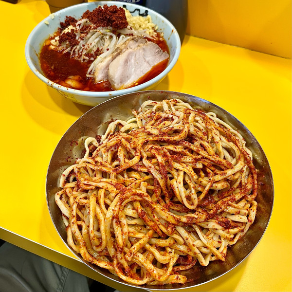 「限定 辛ぃんじゃねー つけ麺 辛ぃんじゃねー×2 しょうが×2」@ラーメン二郎 八王子野猿街道店2の写真