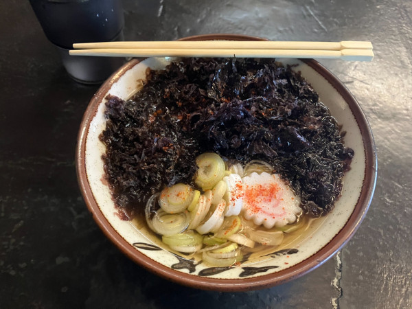 「バラ海苔花巻 700円」@すばの写真