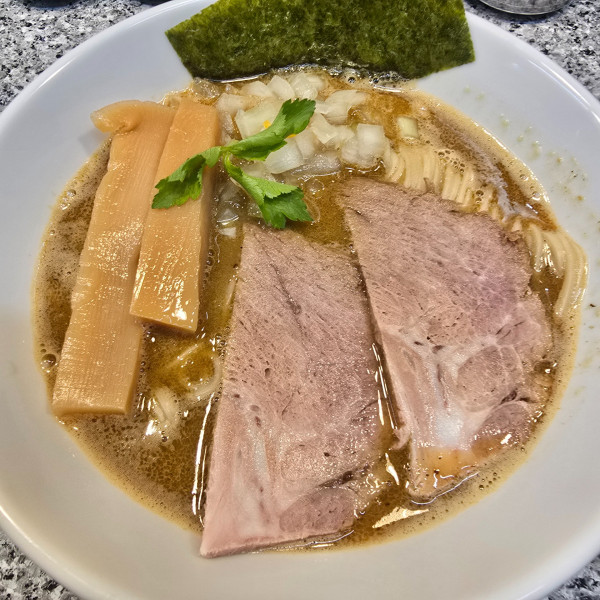 「【プレミアム限定】鬼魚介ラーメン＋和え玉」@麺屋 有希の写真