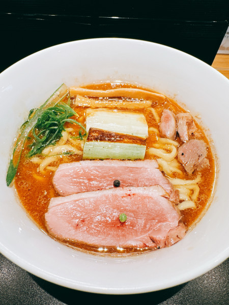 「丹波黒豆みそ紀州鴨らーめん」@鴨中華そば 楓の写真