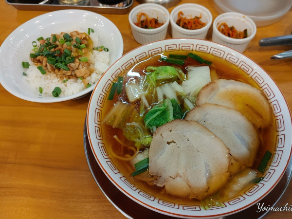 「道頓堀あまウマラーメン（920円）、ぶためし（無料）」@らあめん花月嵐 鴻巣店の写真