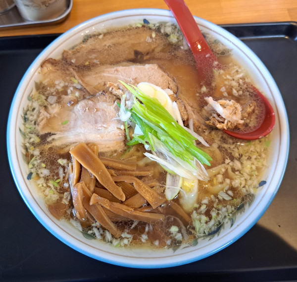 「あっさりチャーシューメン1050円」@ラーメン あさひ野の写真