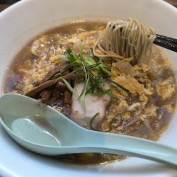 かき玉生姜醤油ラーメン(1,250)