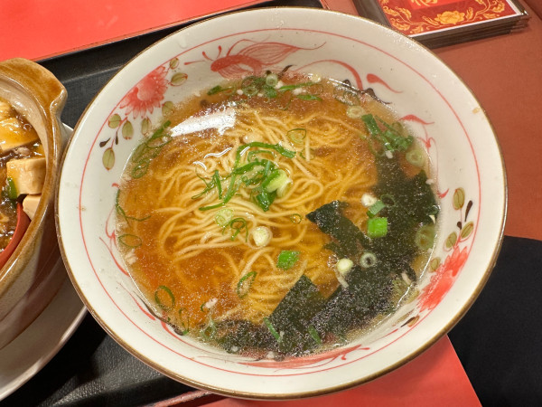 「ミニラーメン(しょうゆラーメン)」@大栄飯店の写真