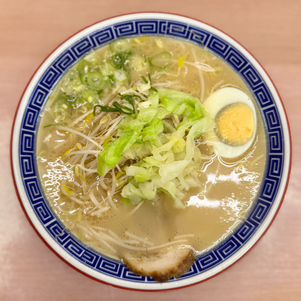 「朝ラー 並（600円）」@ラーメンマン（拉麺男）の写真