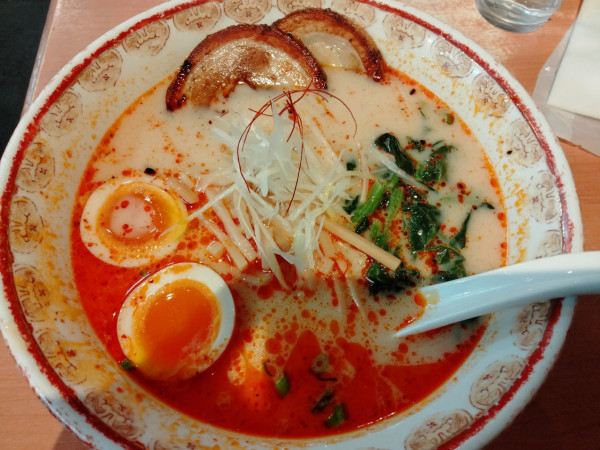 「特俺流塩ラーメン(辛こってり)」@俺流塩らーめん 神楽坂店の写真