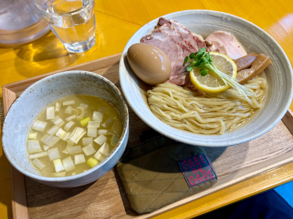 「特製昆布水つけ麺塩」@BABA NOODLE HOUSEの写真
