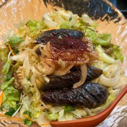 揚げナスの冷やし中華