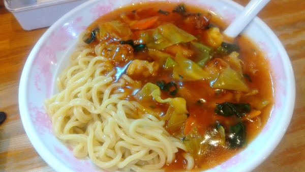 「肉スタミナ冷やしメン」@ラーメン 現代の写真