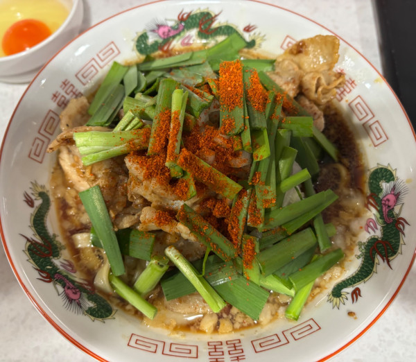 「ストロングスタイルそば　+ ニラ」@ラーメン星印の写真