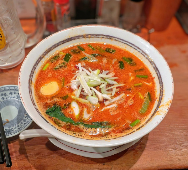 「地獄タイタンメン」@らーめん 御めん屋 長住店の写真