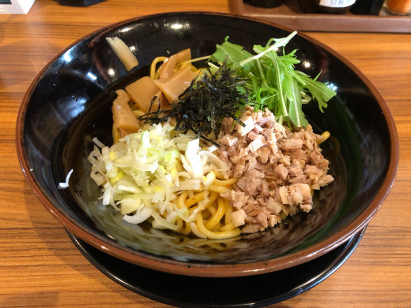 「辛油そば」@横浜家系ラーメン 壱角家 落合南長崎店の写真