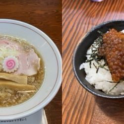 醤油らーめん＋いくら飯　1400円