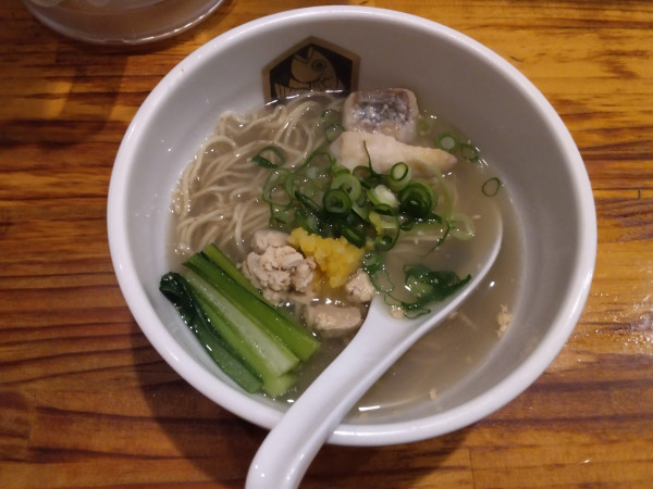 「アンコウ100%らーめんあん肝入り」@真鯛らーめん 麺魚の写真