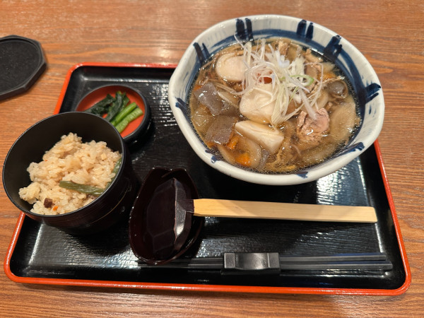 「けんちんそば定食(並盛)1,090円」@信州そば処 そじ坊 高崎モントレー店の写真