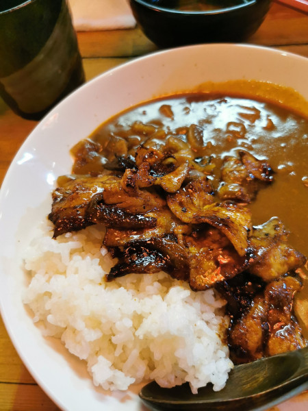 「豚生姜焼きカレー」@立ち呑み えびすけの写真