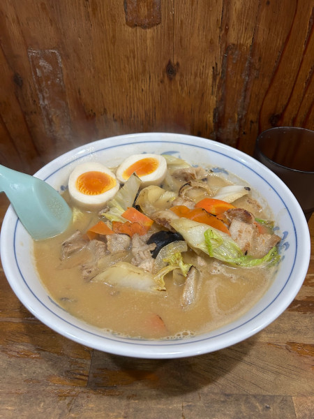 「絶品肉みそラーメン」@横浜家系ラーメン 精一杯の写真