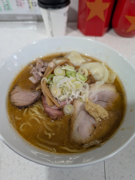 「焼き味噌らぁ麺リベンジ」@ラーメン星印の写真