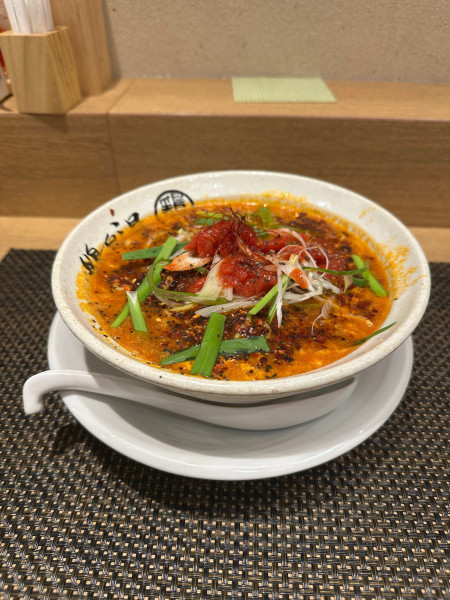 「トマト辛麺」@鶏白湯らーめん 鶏神 鶴舞店の写真