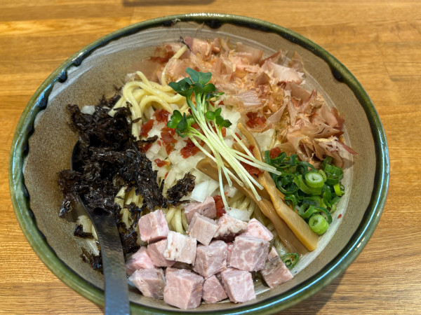 「【限定】梅まぜそば1250円」@麺や 結の写真