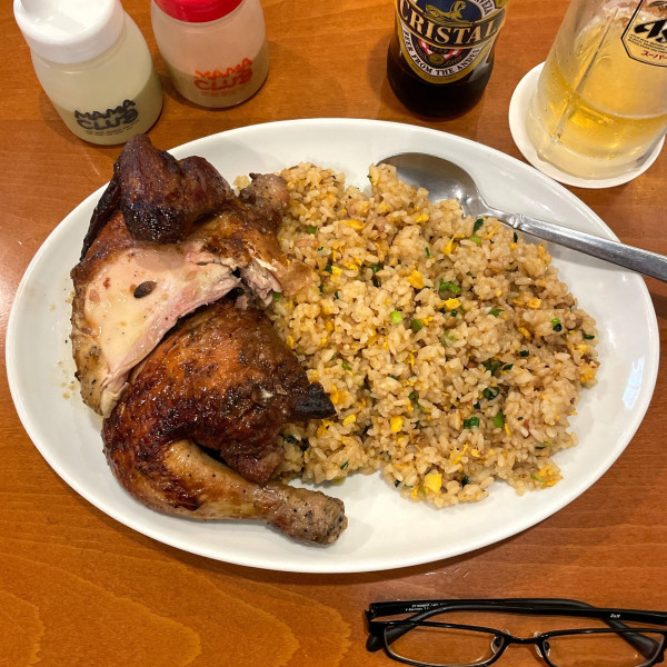 「1/2チキン＋チャーハン」@KOKY’S ROAST CHICKENの写真