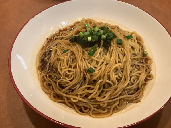 「上海のネギ油まぜ麺セット　980円」@上海麺館の写真