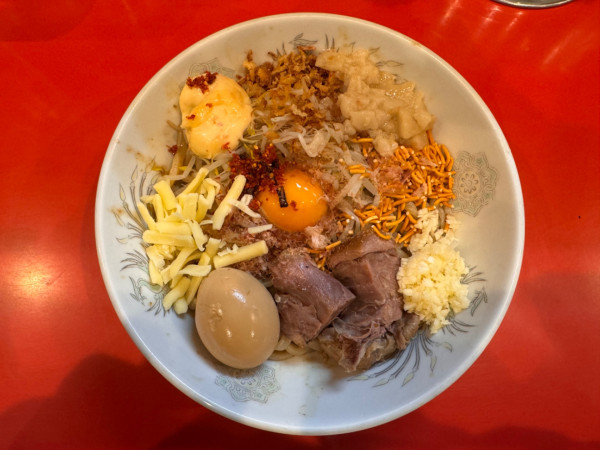 「まぜそば」@ジャンプの写真