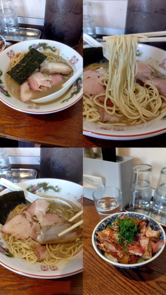 「『濃厚煮干ラーメン+肉飯(¥1000+300)』」@中華蕎麦 縁の写真